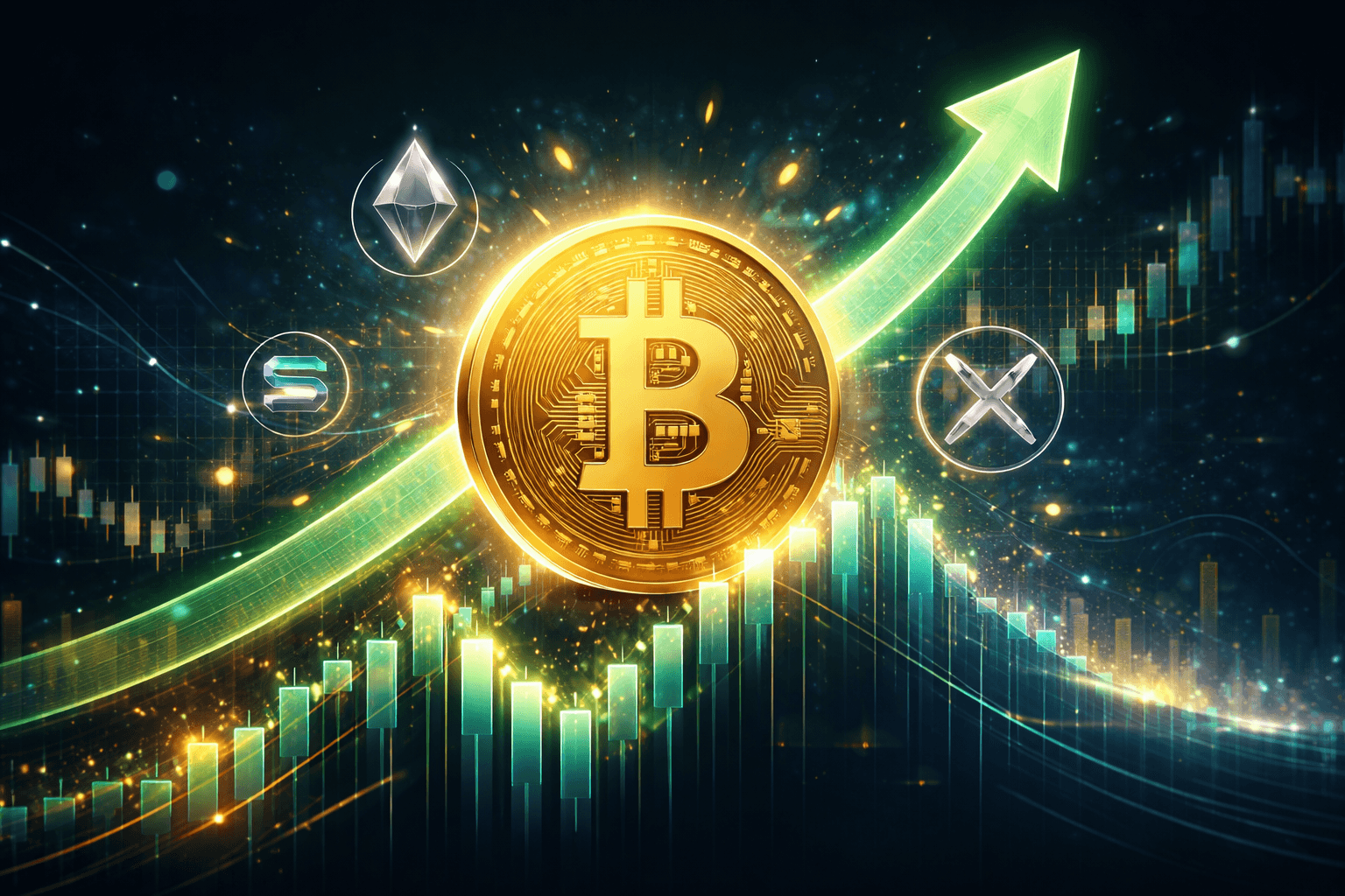 Bitcoin Rises to Around $72,300 as Risk Sentiment Improves