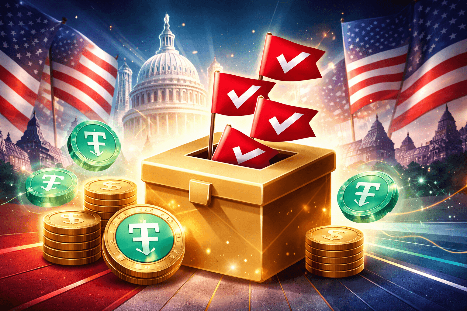 Tether-Backed Fellowship PAC Endorses Republican Candidates in Multiple U.S. Races