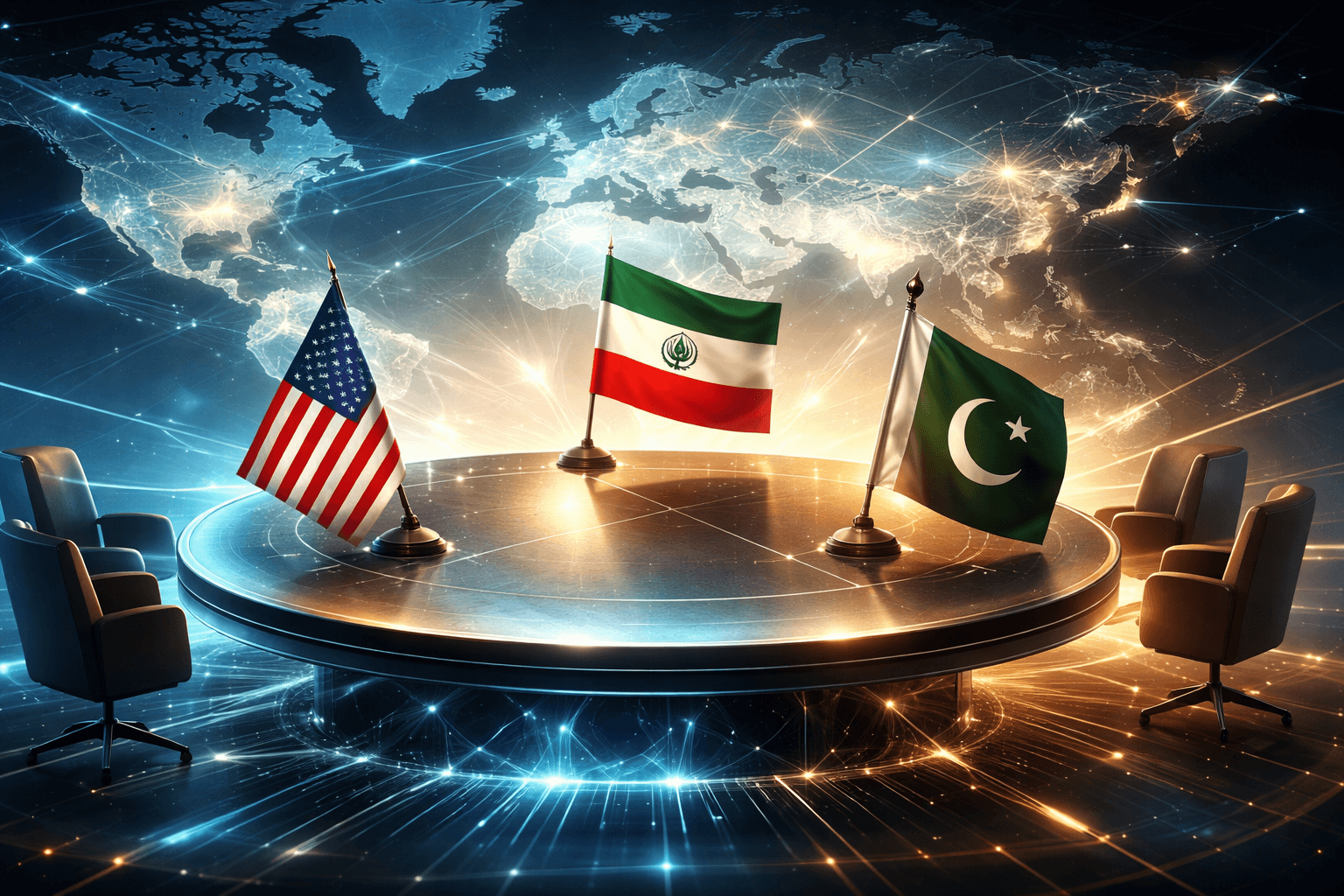 U.S., Iran and Pakistan Officials Hold Face-to-Face Trilateral Talks