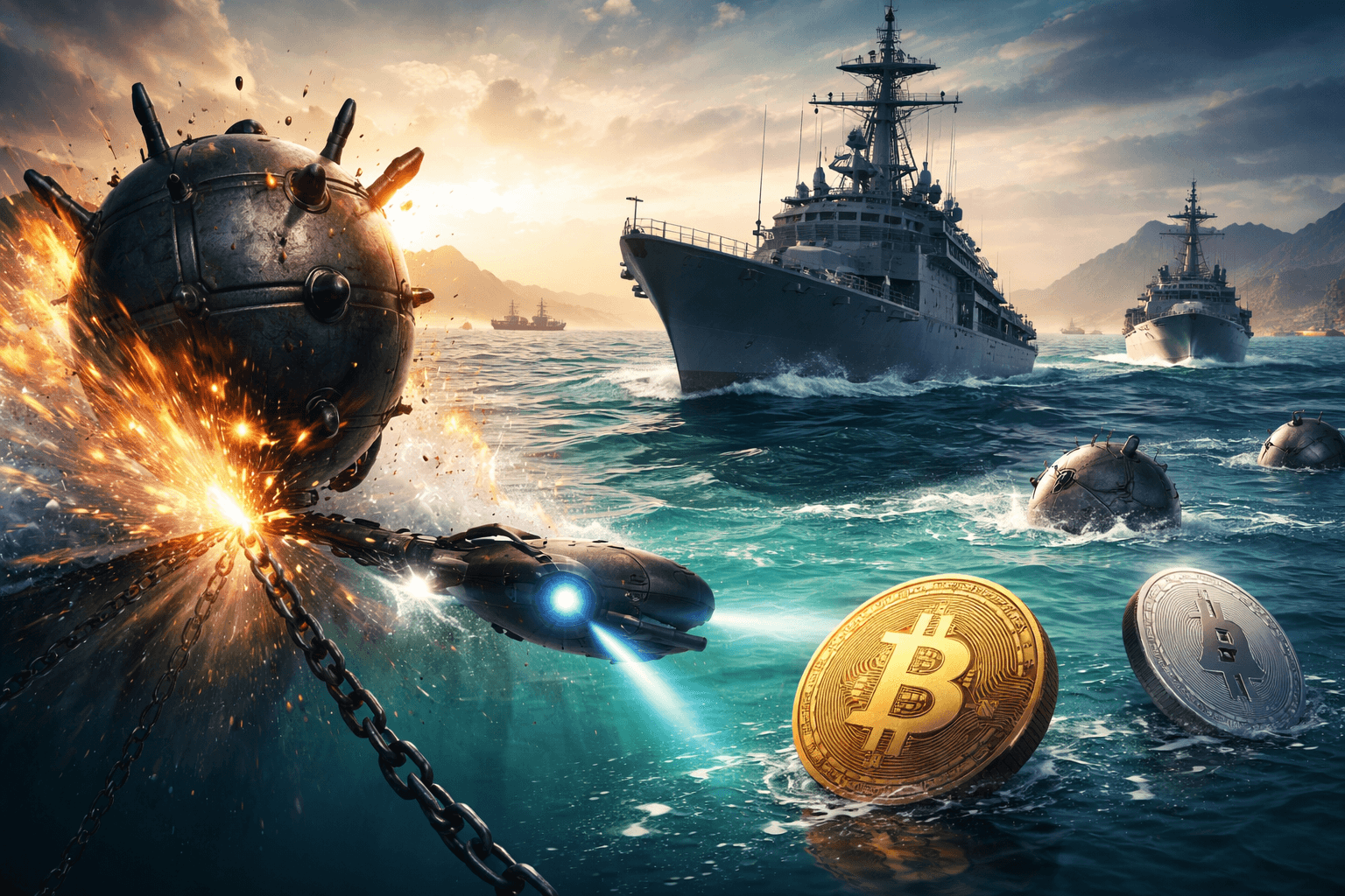 President Trump Says U.S. Has Begun Clearing Mines From the Strait of Hormuz