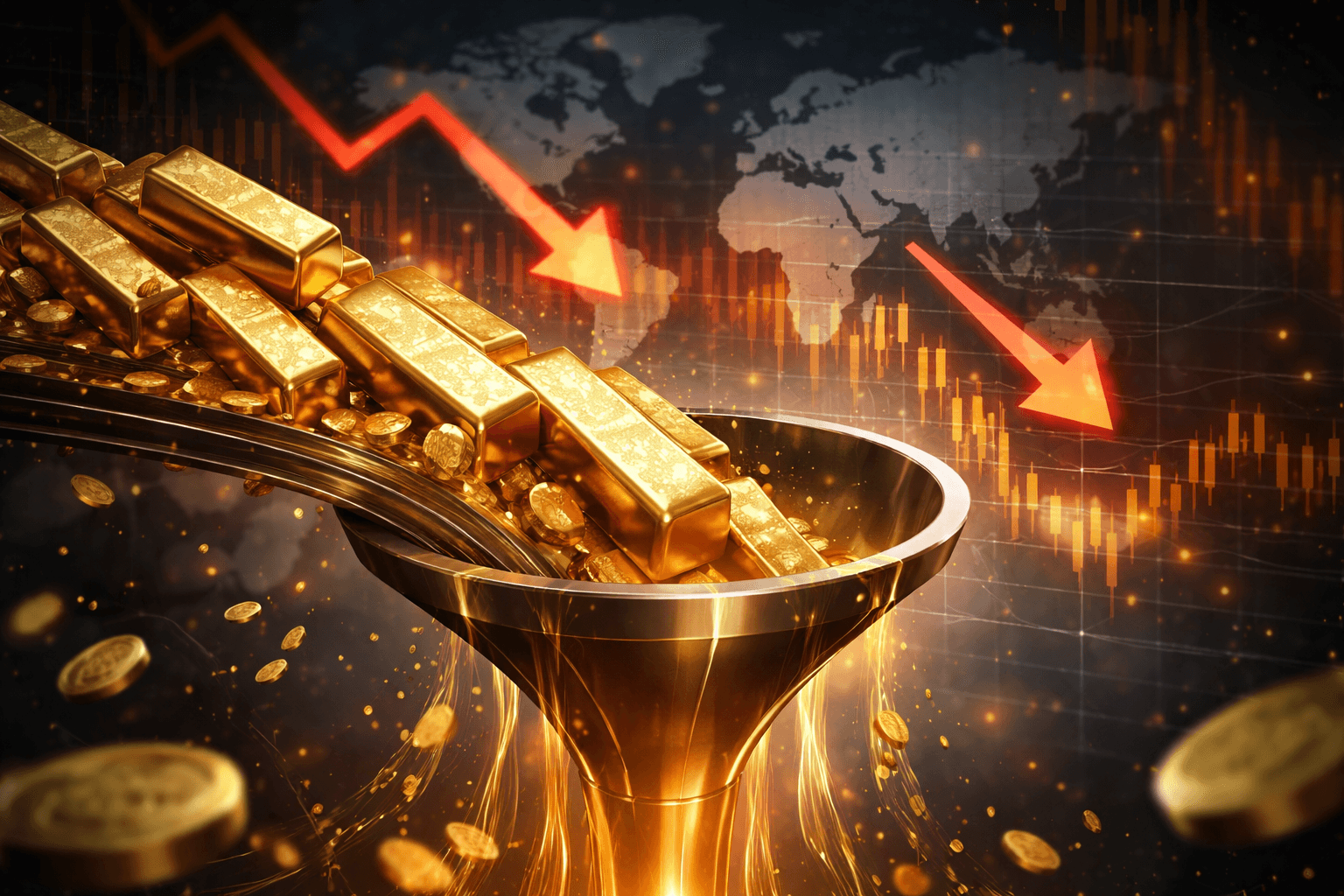 Global Gold ETFs Record $4.3 Billion Weekly Outflows, Second-Largest on Record