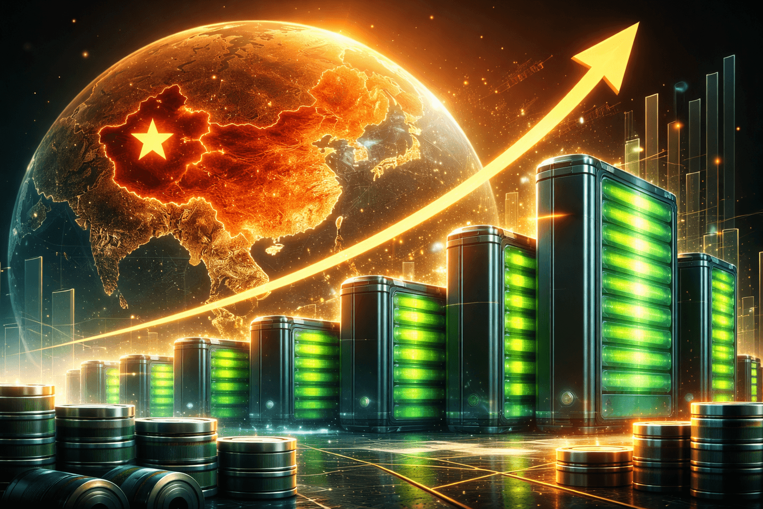 Chinese Battery Makers Reach 70.4% of Global EV Battery Capacity