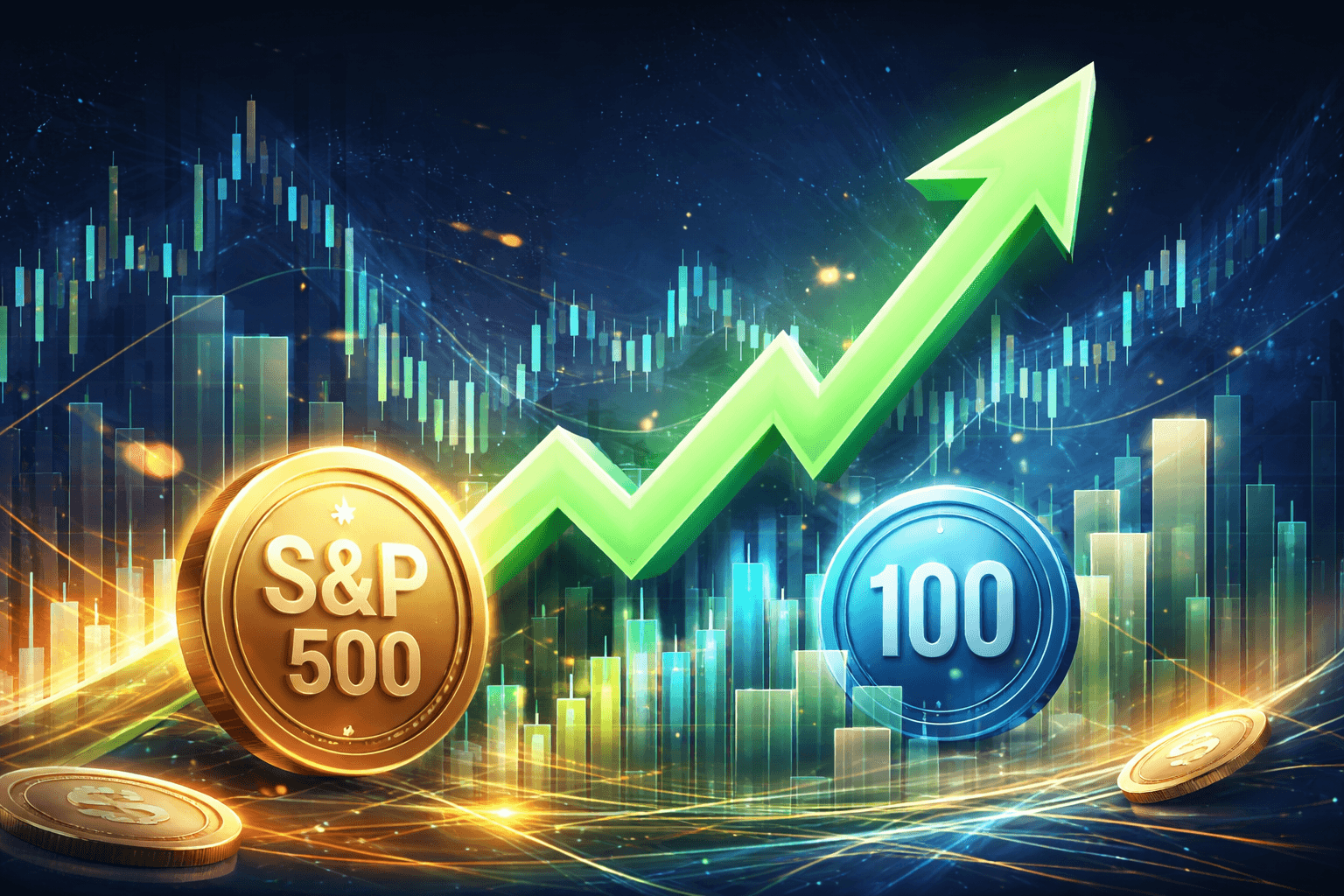 S&P 500 and Nasdaq 100 Climb to Session Highs