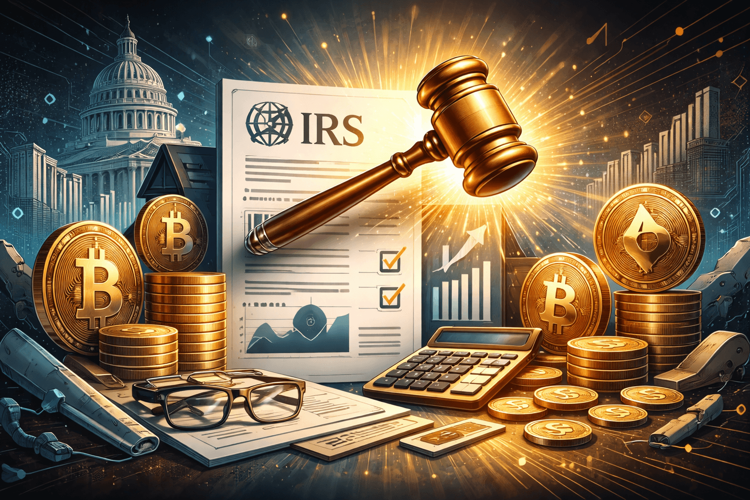 改正法案がIRSの仮想通貨税務上の扱いを標的に変更を提案