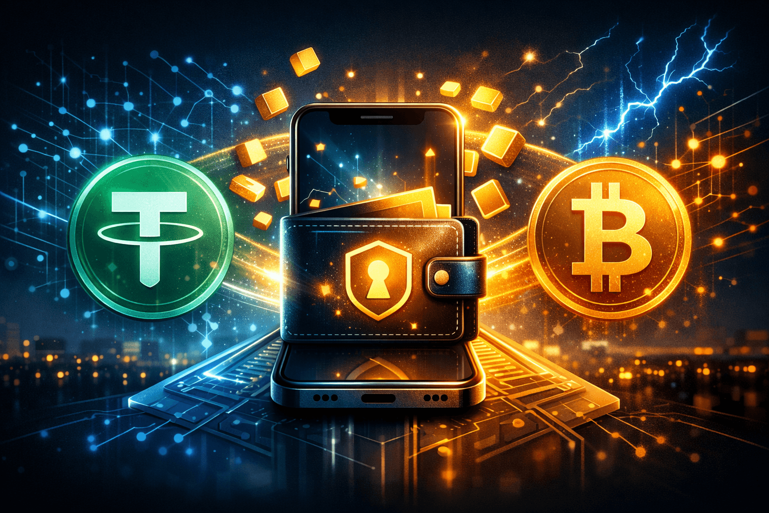 テザー（USDT）、セルフカストディ対応ウォレットを開始　USDT・XAUT・ビットコインをサポート