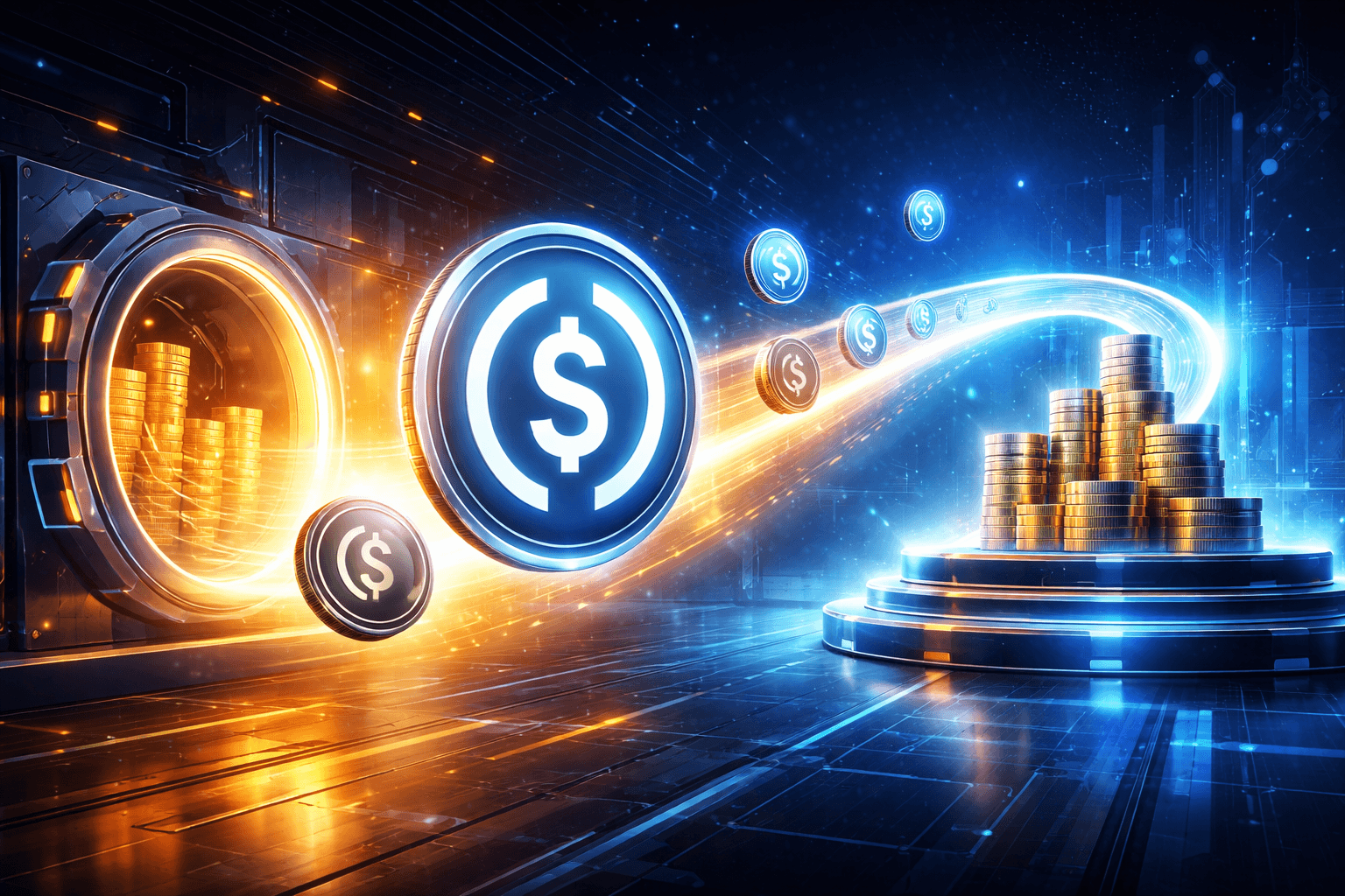 USDC Treasury Transfers 150 Million USDC to Coinbase