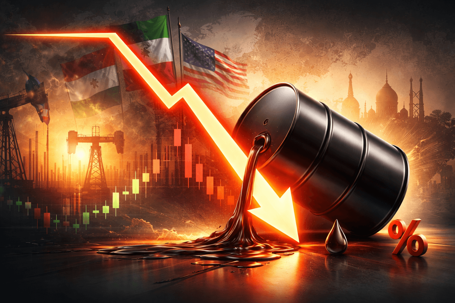 トランプ大統領、イランとの対立終結が近いと示唆　WTI原油は4%下落