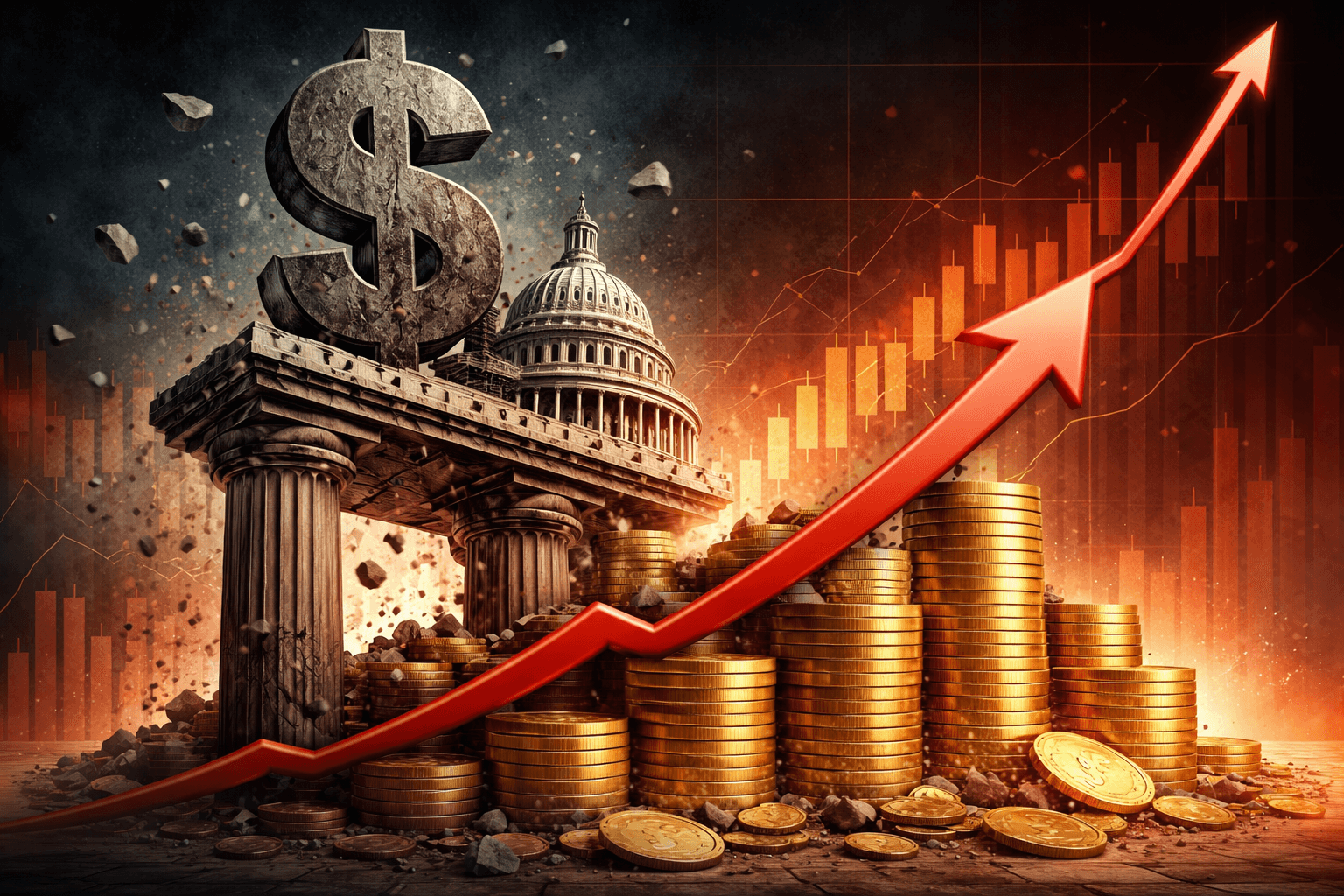 U.S. Federal Debt Interest Expense Reaches Record $623 Billion in Fiscal 2025 First Half