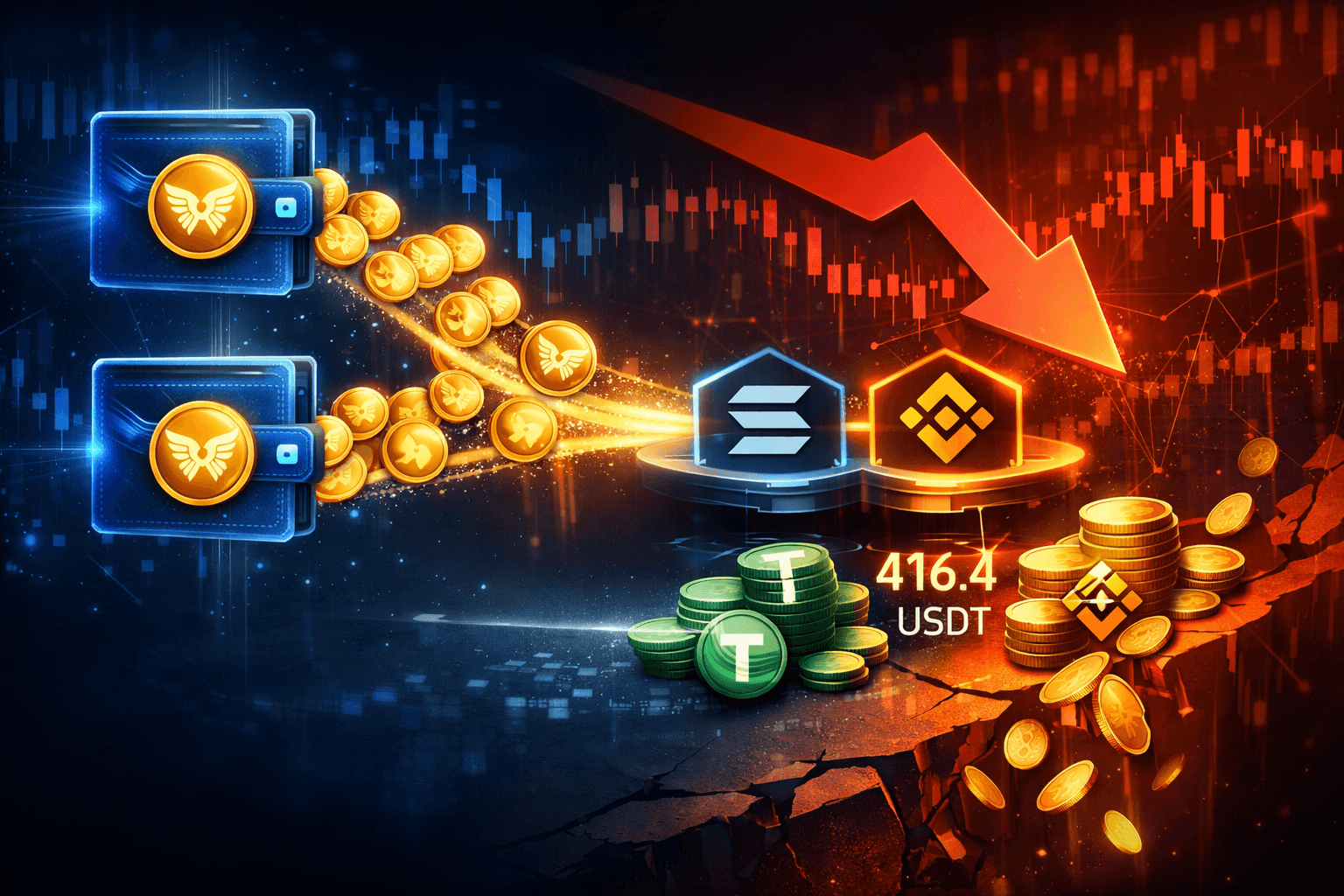 Bless-Linked Wallets Move 300 Million BLESS as Token Drops 55%