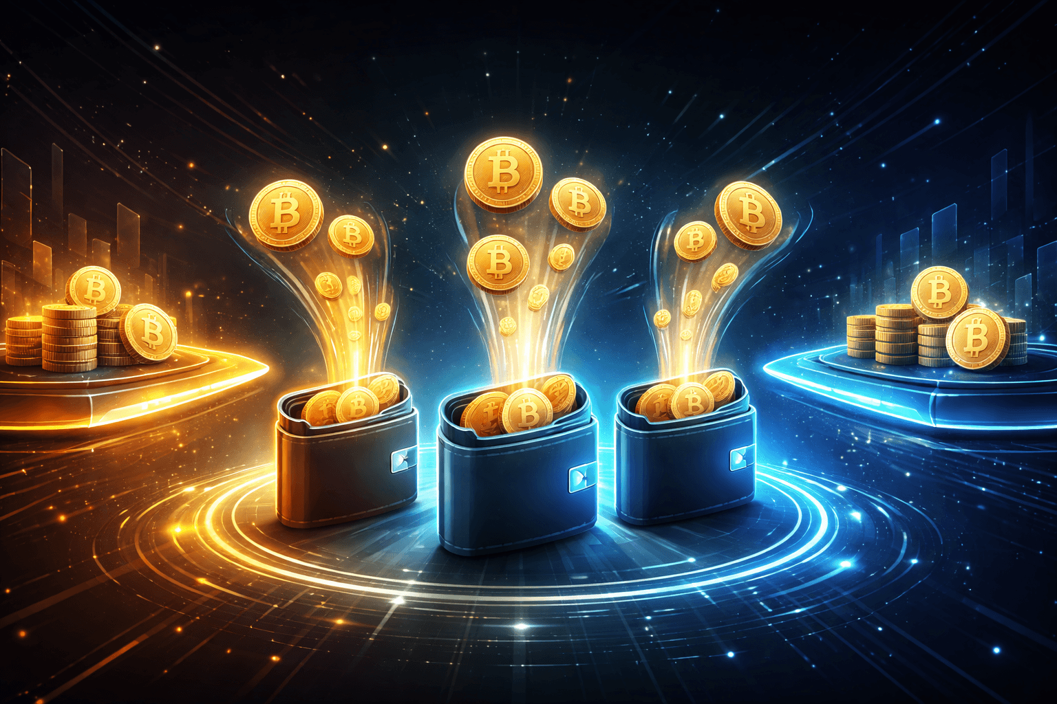 新規ウォレット3件、バイナンスとBitGoから1,600 Bitcoin（1億2,000万ドル相当）を引き出し