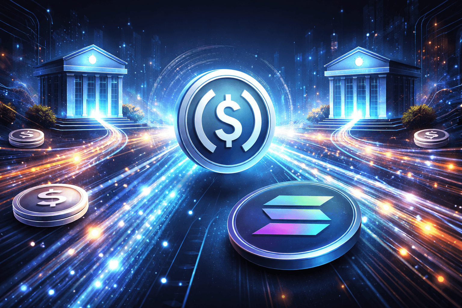 Visa Crypto Executive Says Two U.S. Banks Use USDC on Solana for Settlement