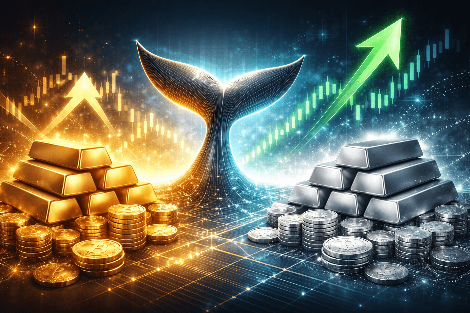 Inactive Whale Opens $11.5 Million GOLD and SILVER Leveraged Long Positions