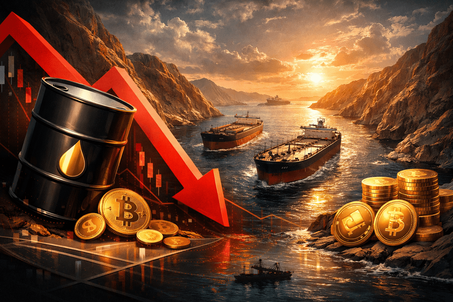 U.S. Oil Prices Fall to $83 a Barrel After Iran Reopens Strait of Hormuz