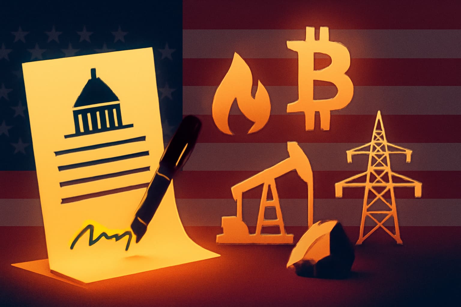 Trump Signs Executive Order Invoking Defense Production Act for Energy Output