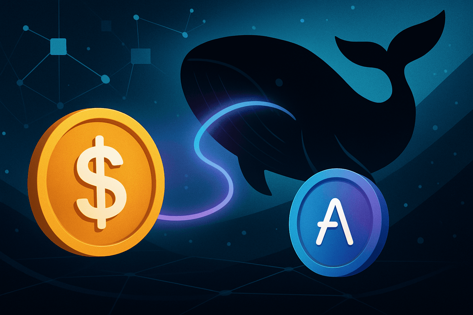 Whale Alert Reports 128.3 Million USDC Transfer From Aave to Unknown Wallet