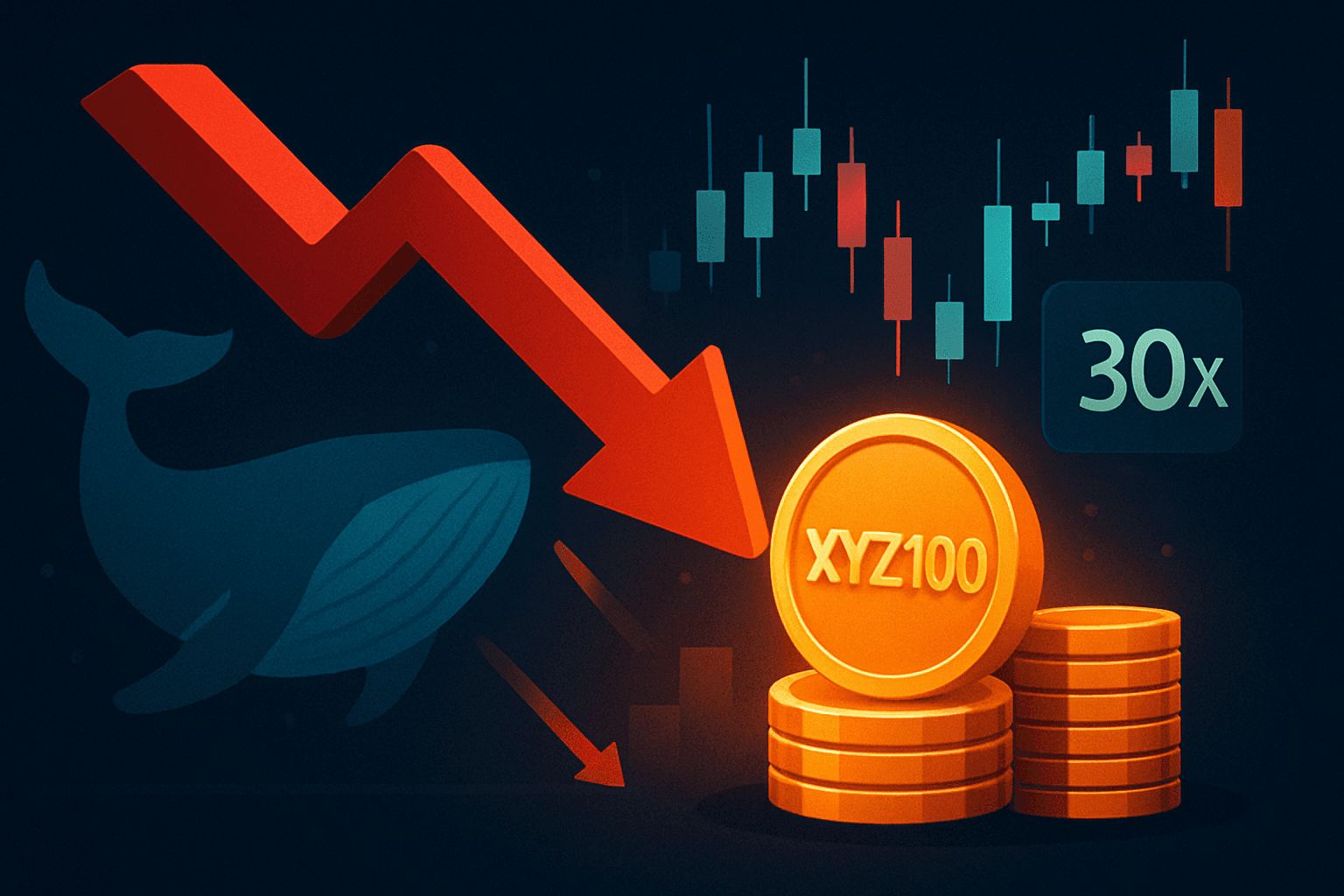 Whale Wallet “0xec4” Opens $23.07 Million XYZ100 Short With 30x Leverage