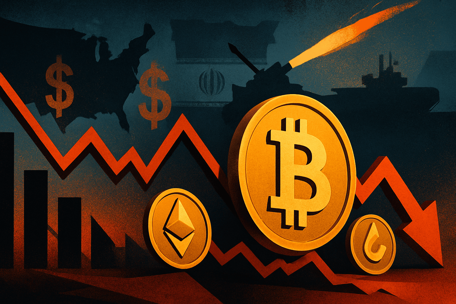Crypto Liquidations Near $1 Billion as United States-Iran Tensions, ETF Outflows, and Key Bitcoin Support Levels Pressure Market