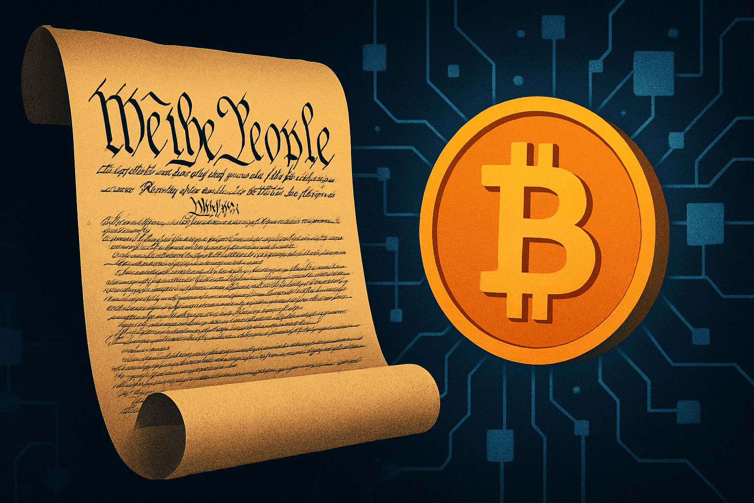 Unknown Sender Records Full U.S. Constitution on Bitcoin Blockchain