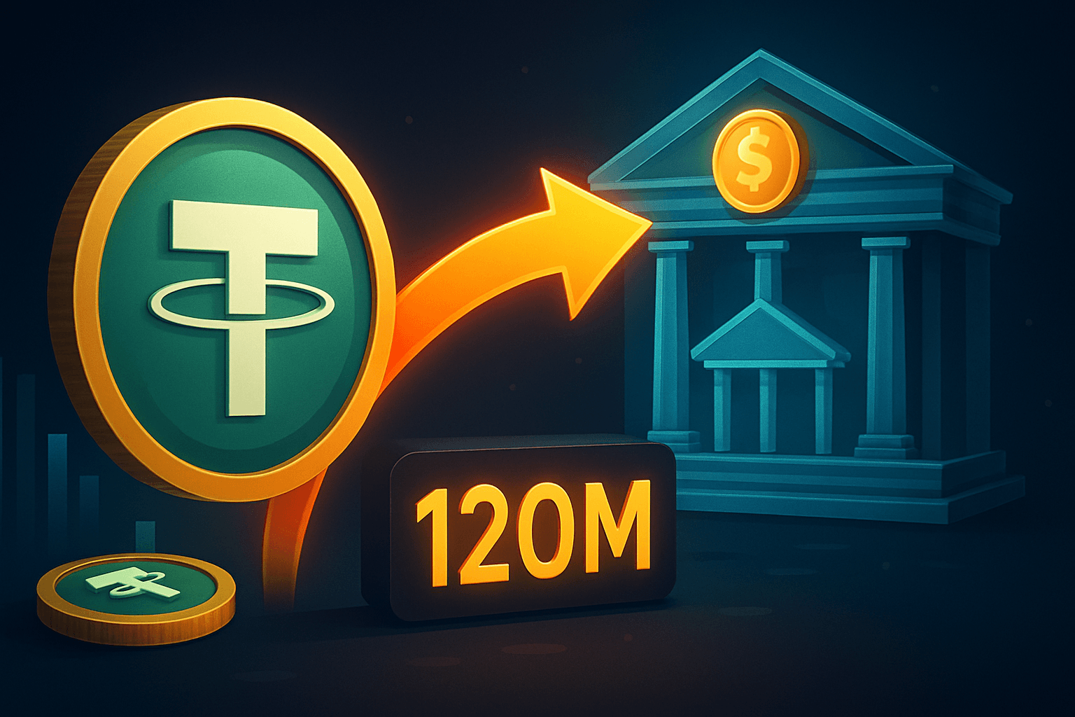 120 Million USDT Moved From Bitfinex to Tether Treasury