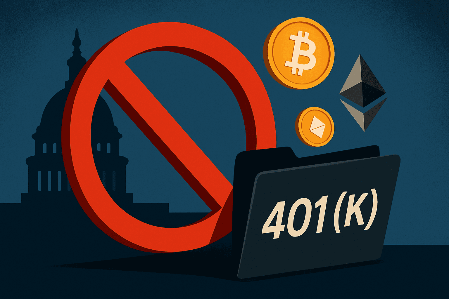 米議会民主党、401(k)での仮想通貨を巡る労働省案に反対