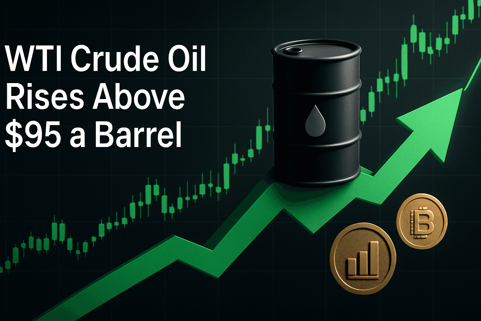 WTI Crude Oil Rises Above $95 a Barrel