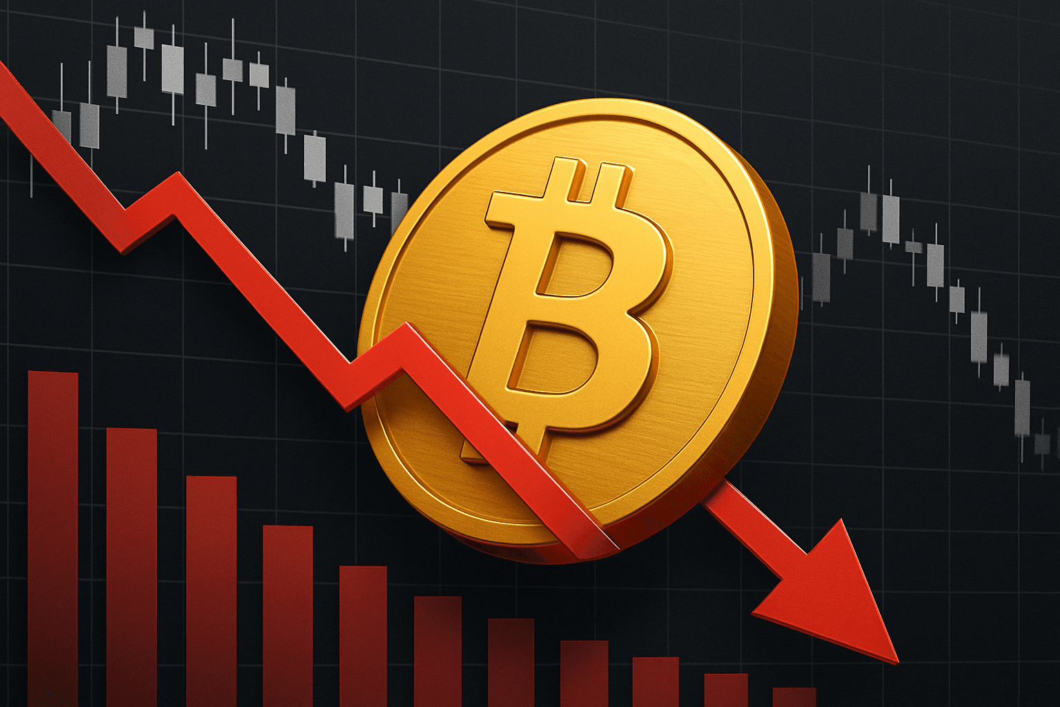 Bitcoin Falls to About $65,000 as Crypto Liquidations Reach $1.8 Billion