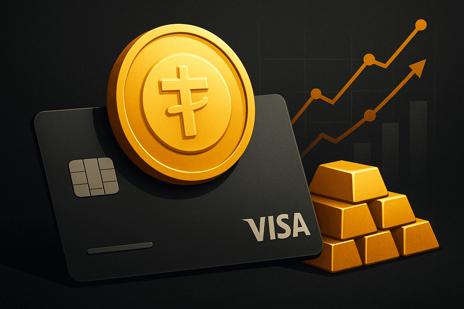 Tether and Fasset launch gold-backed Visa card for XAUT spending
