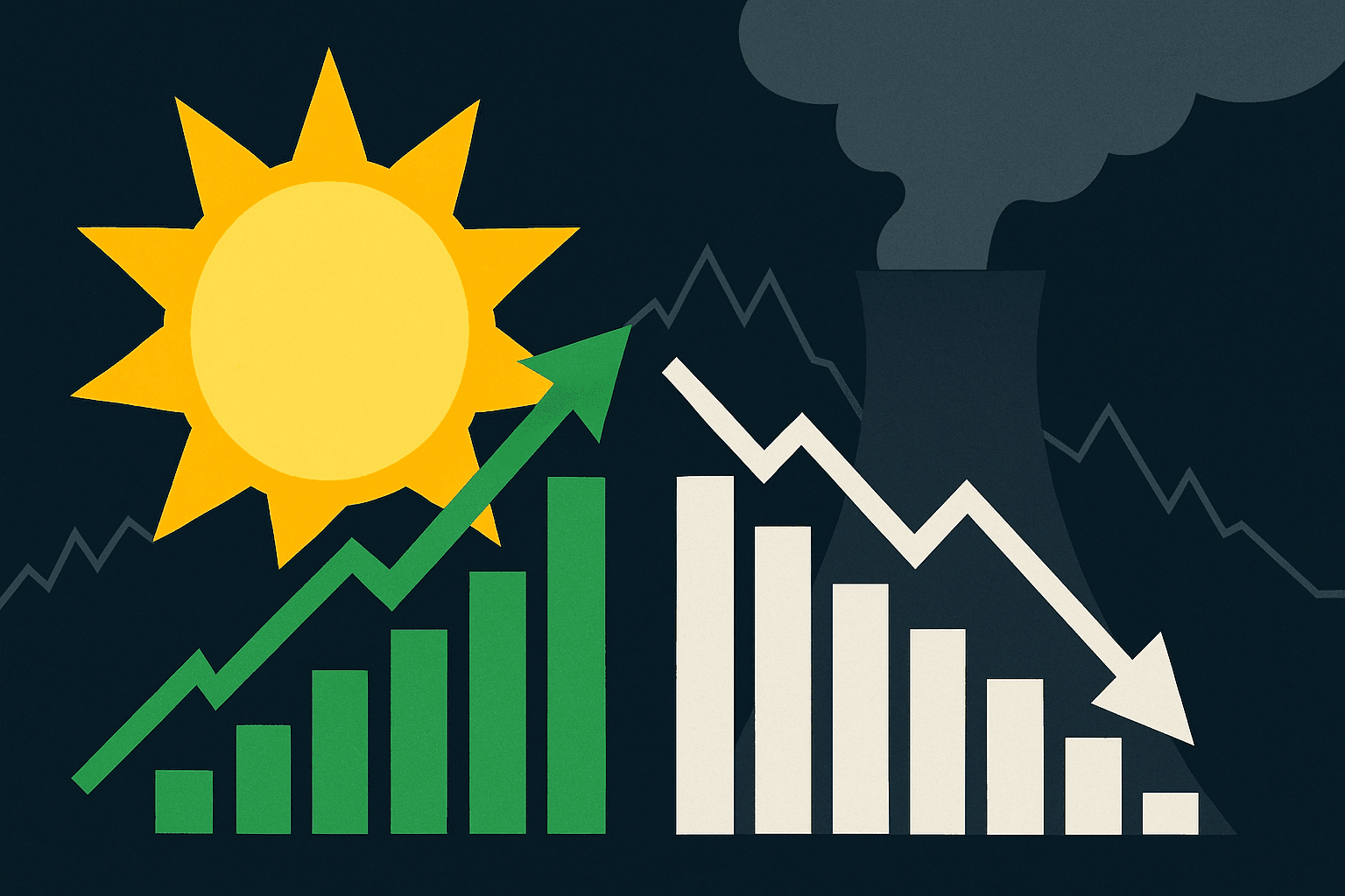 Solar tops coal in U.S. electricity generation for first full month