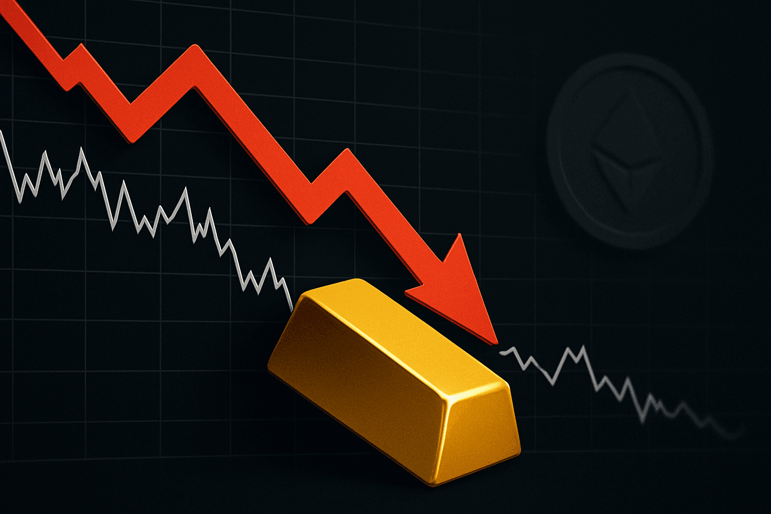 Spot gold falls $25, breaks below $4,120 an ounce