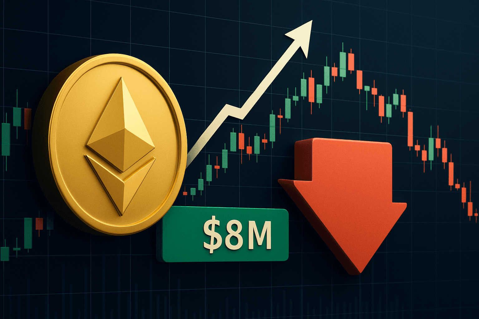 ETH whale adds $8 million margin as linked wallets open 500 BTC long