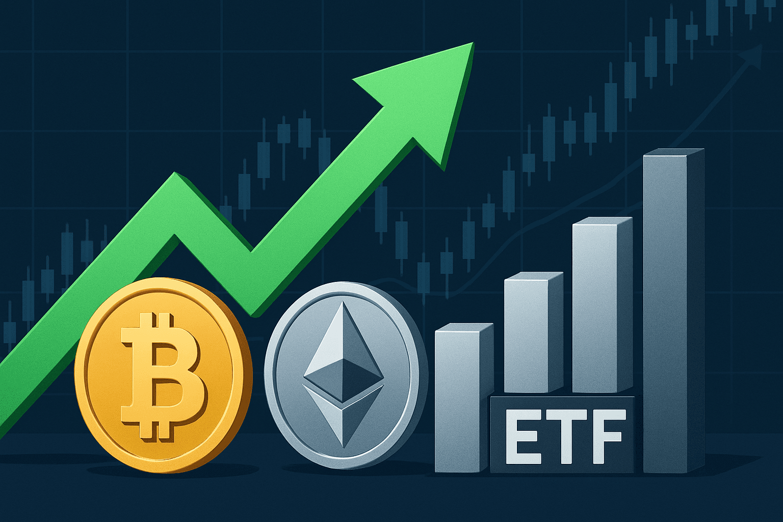 米現物ビットコイン・イーサETF、7月2日に純流入を記録