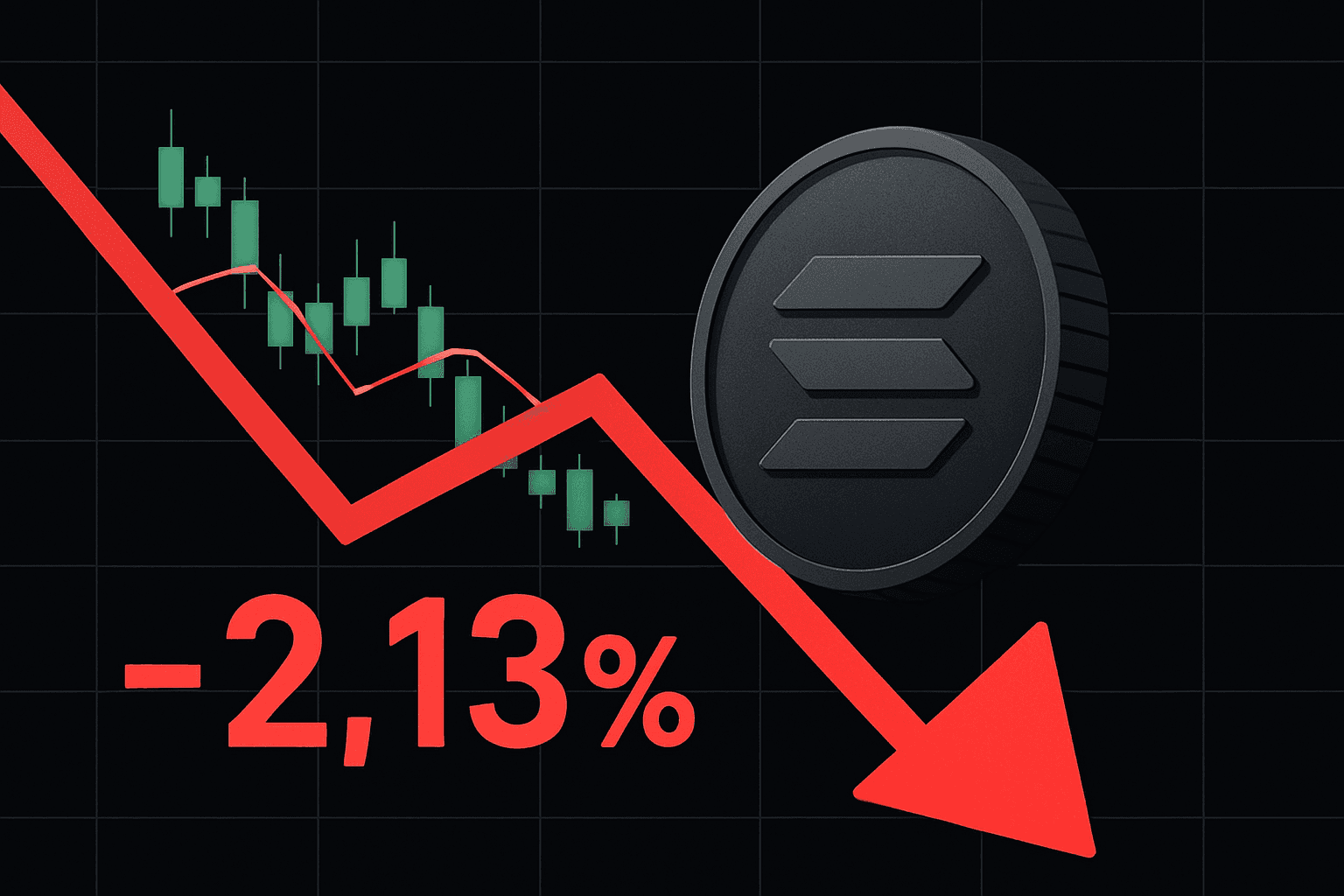 SOL slips below 80 USDT, down 2.13% in 24 hours