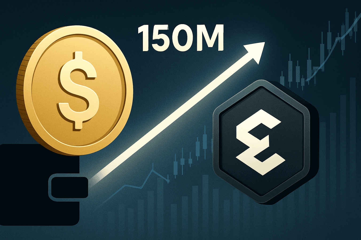 150 million USDC transferred from unknown wallet to Ethena