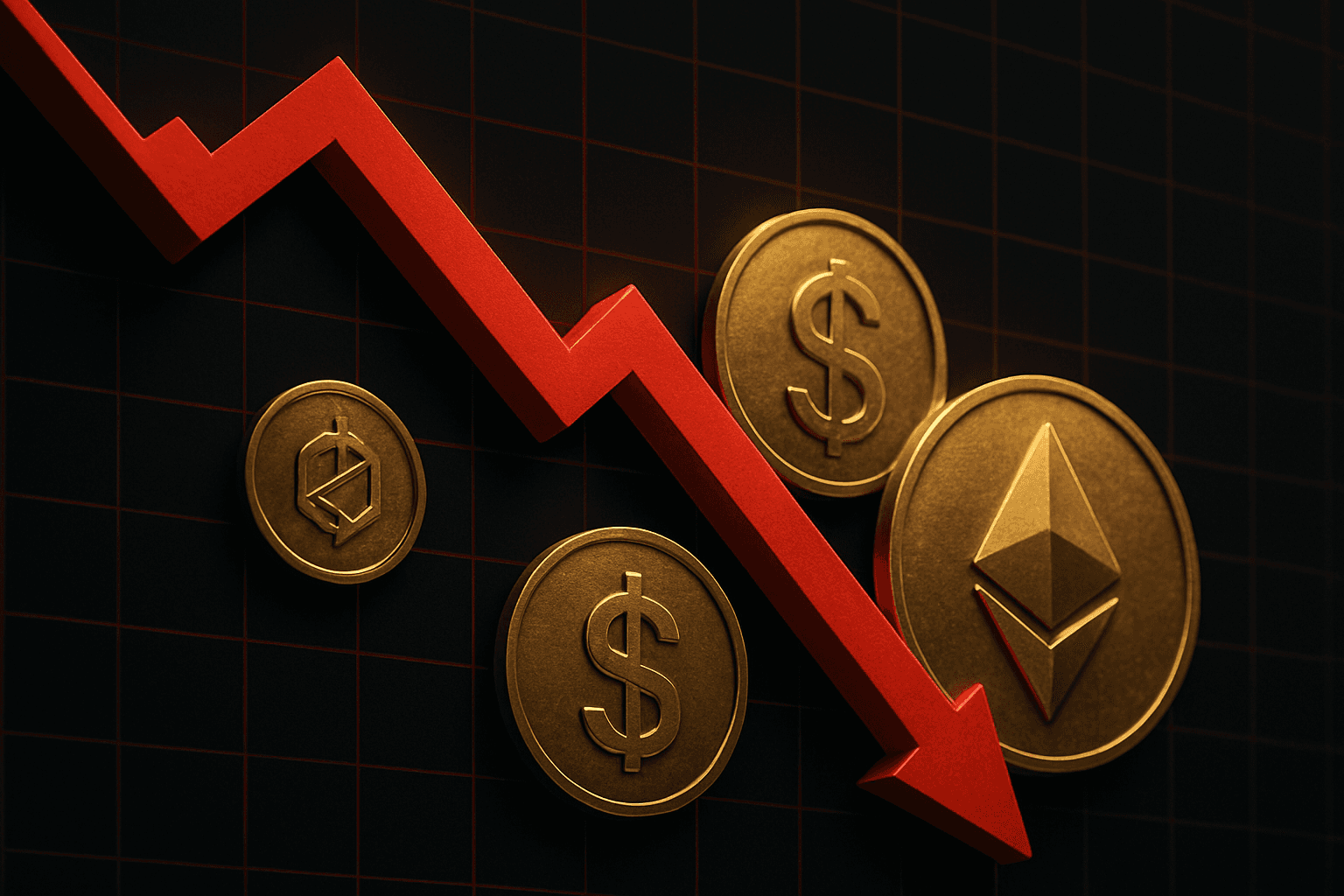 Crypto sectors slide on July 8 as DeFi leads broad market decline