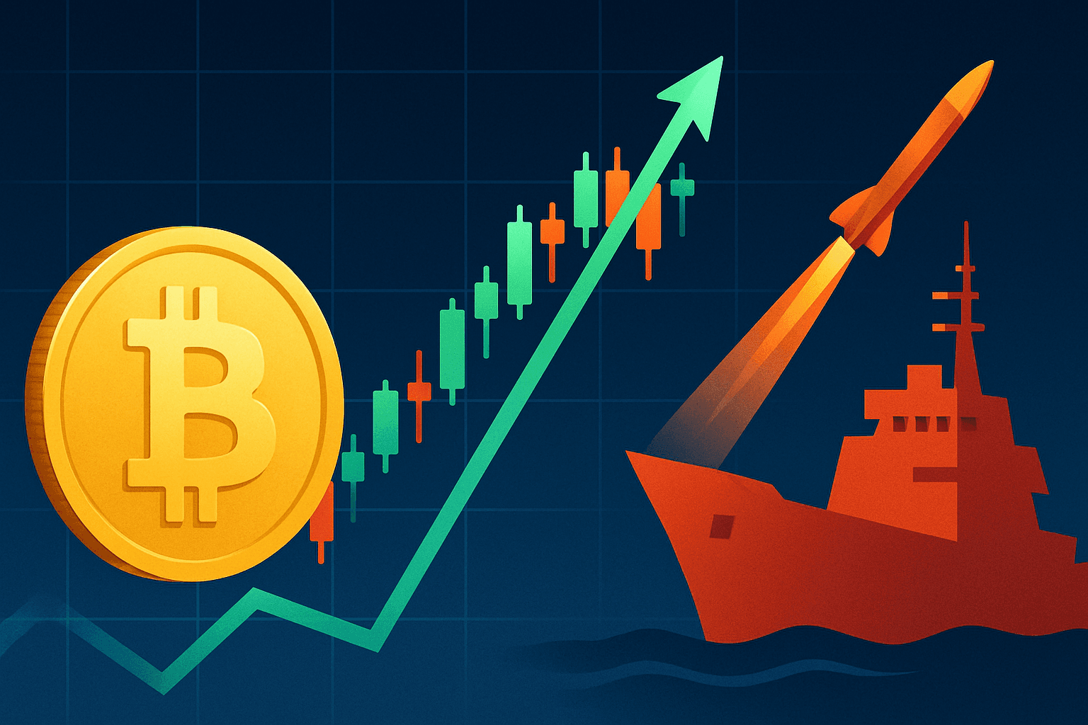 ビットコイン、6万4660ドル近辺まで上昇後に反落し清算の中で6万4000ドルを回復
