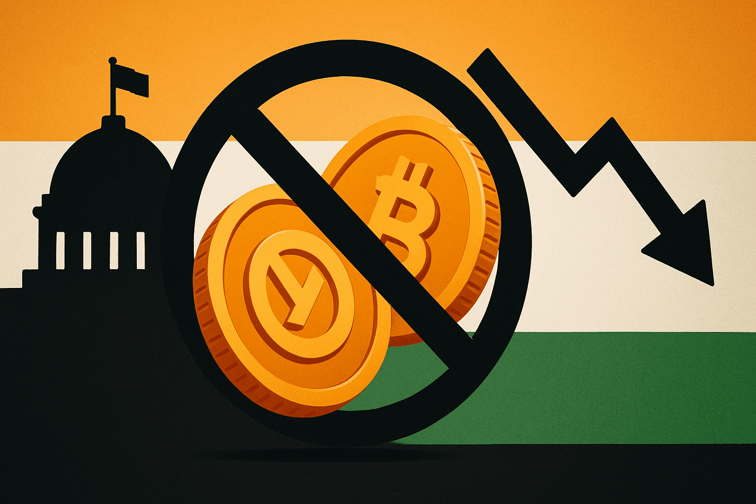 India's central bank backs crypto ban