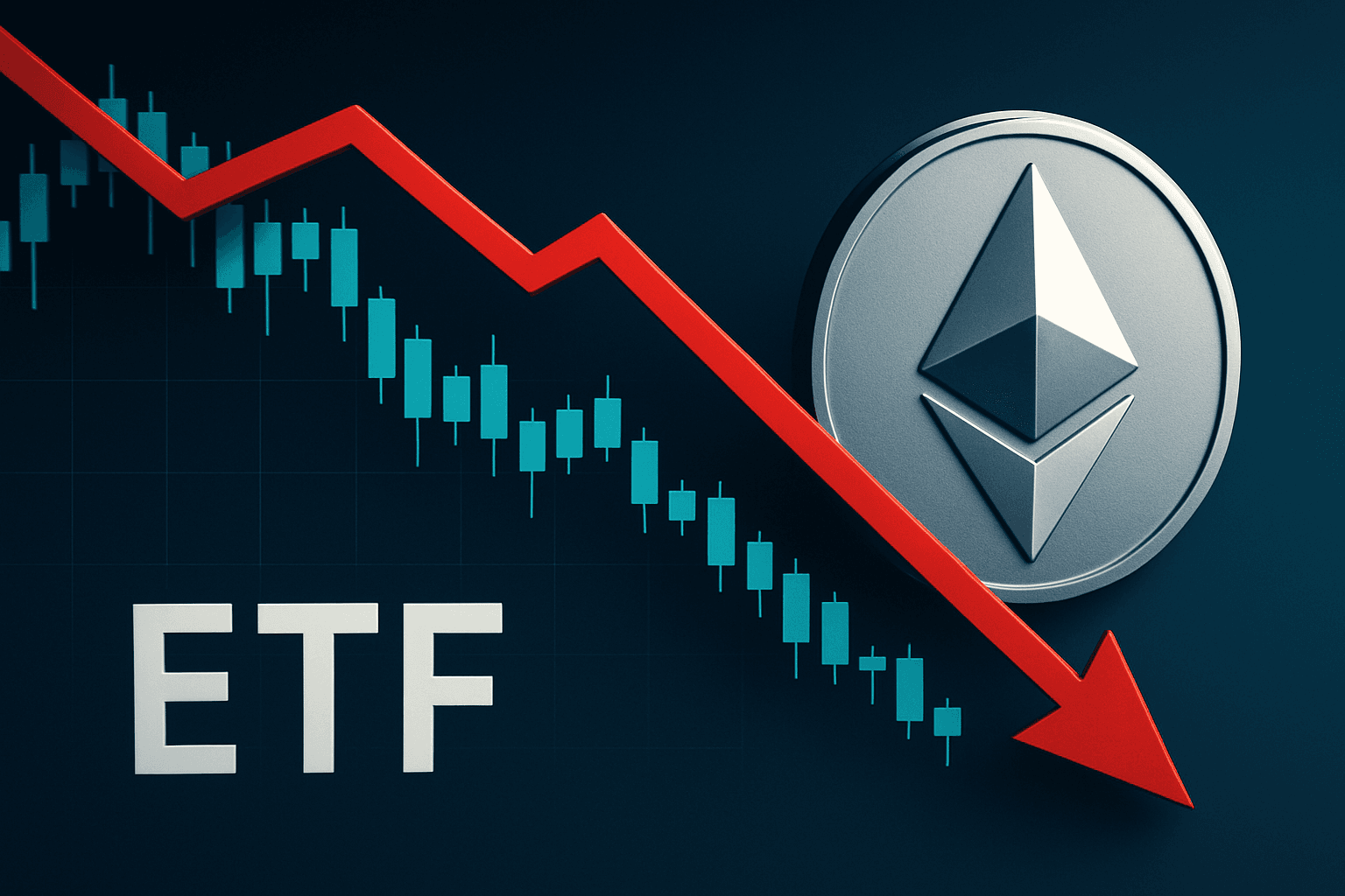 米現物イーサETF、7月13日に1540万9200ドルの純流出