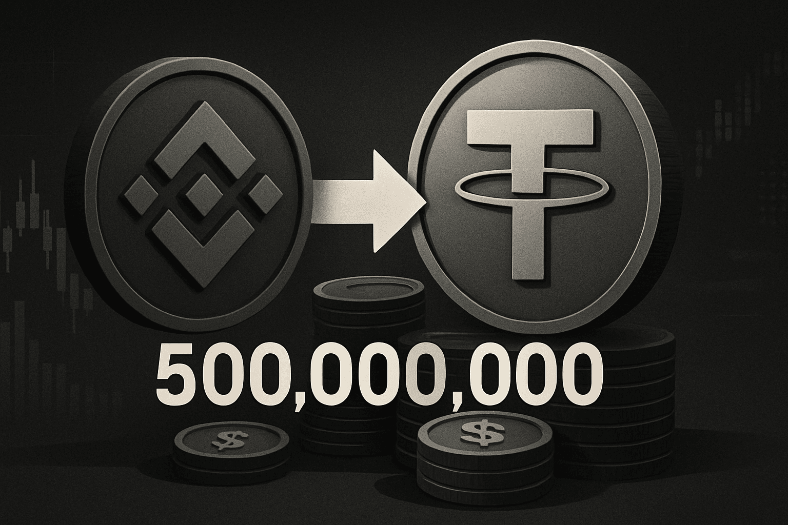 500,000,000 USDT transferred from Binance to Tether Treasury