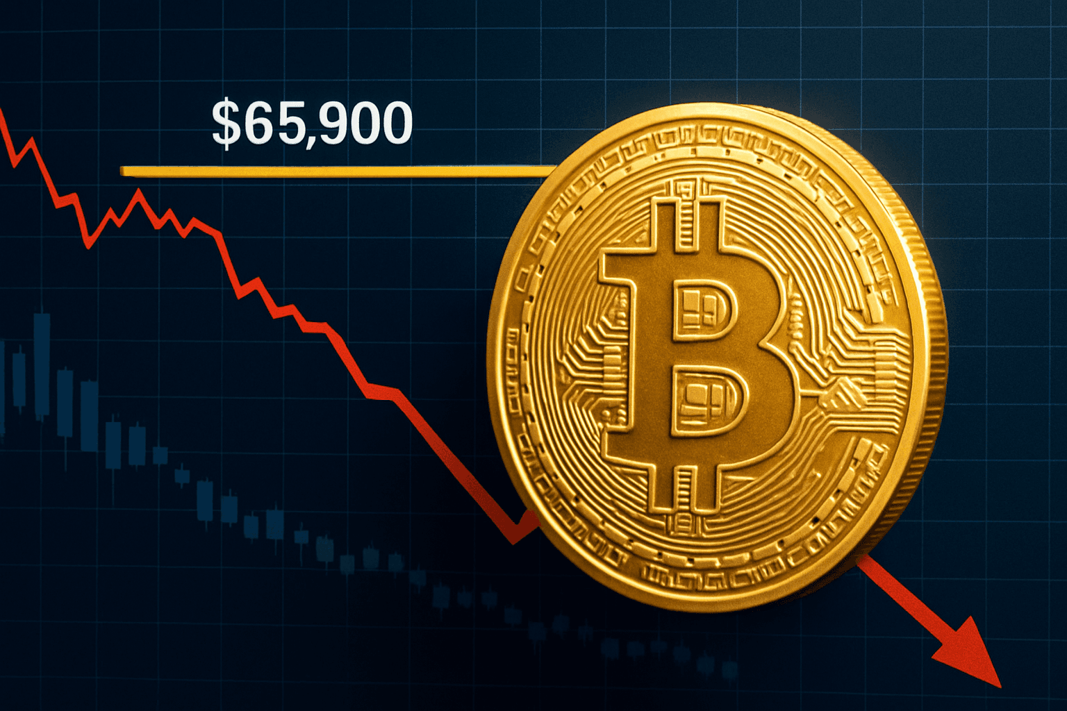 Bitcoin slips from three-week high as inflation boost fades near $65,900 resistance