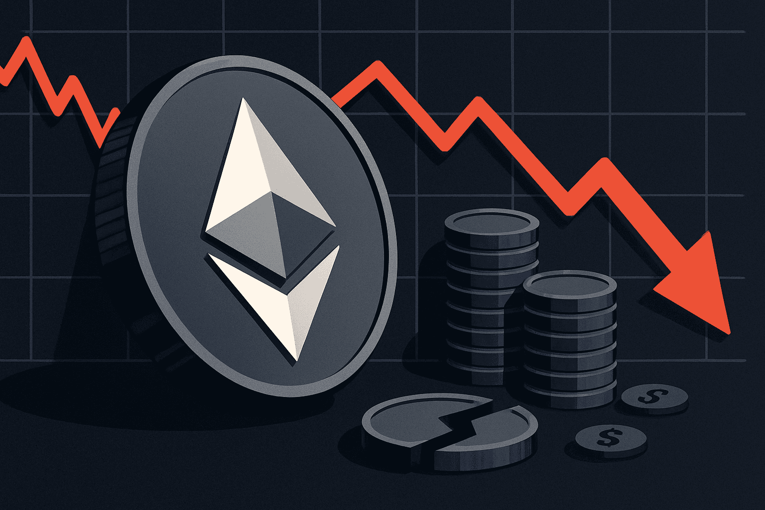 Ethereum holder sells 1,862.3 ETH after five months, realizing $1.42 million loss