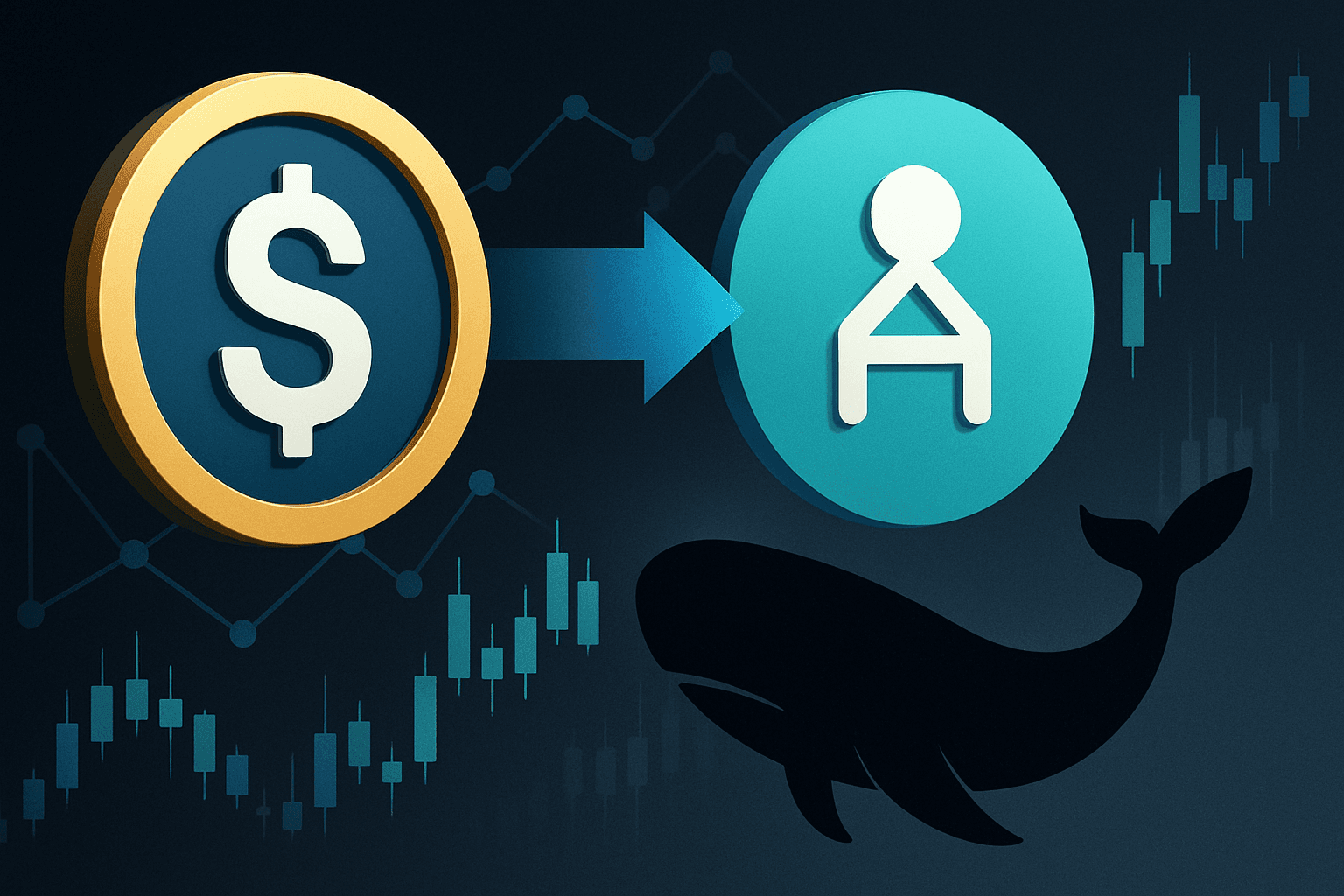 $191.5 million USDC transfer between Aave and unknown whale flagged