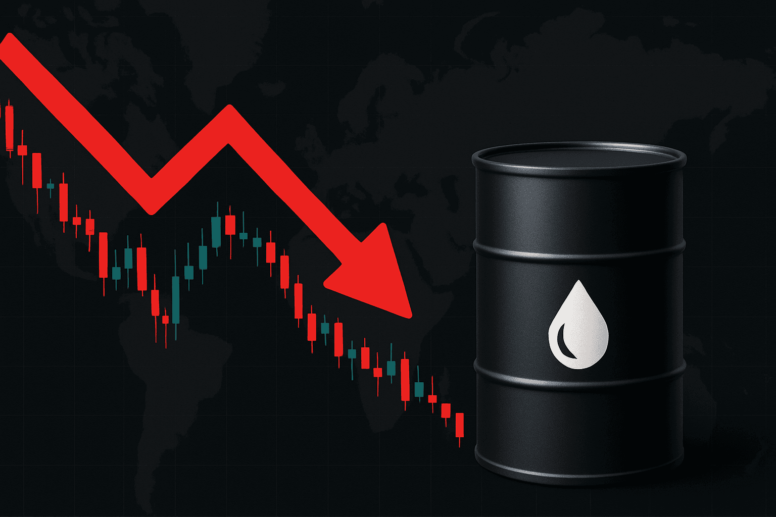 Brent crude tumbles 6.45%, WTI September futures settle down 7.50%