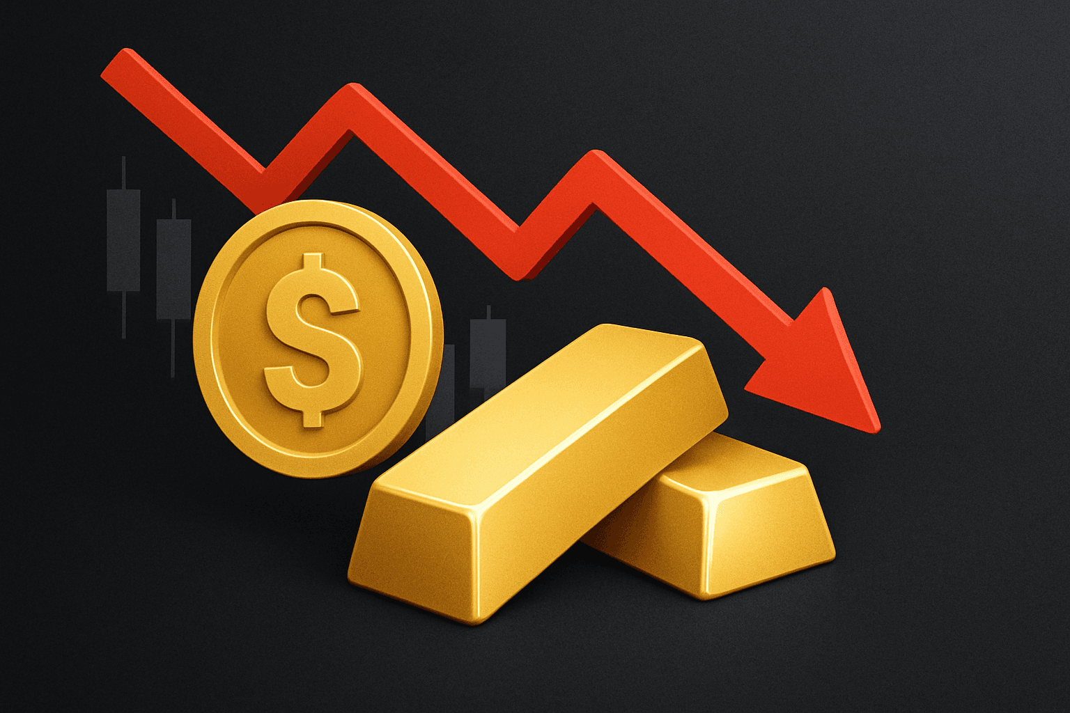 Spot gold falls 1% intraday to $4,035.68 an ounce