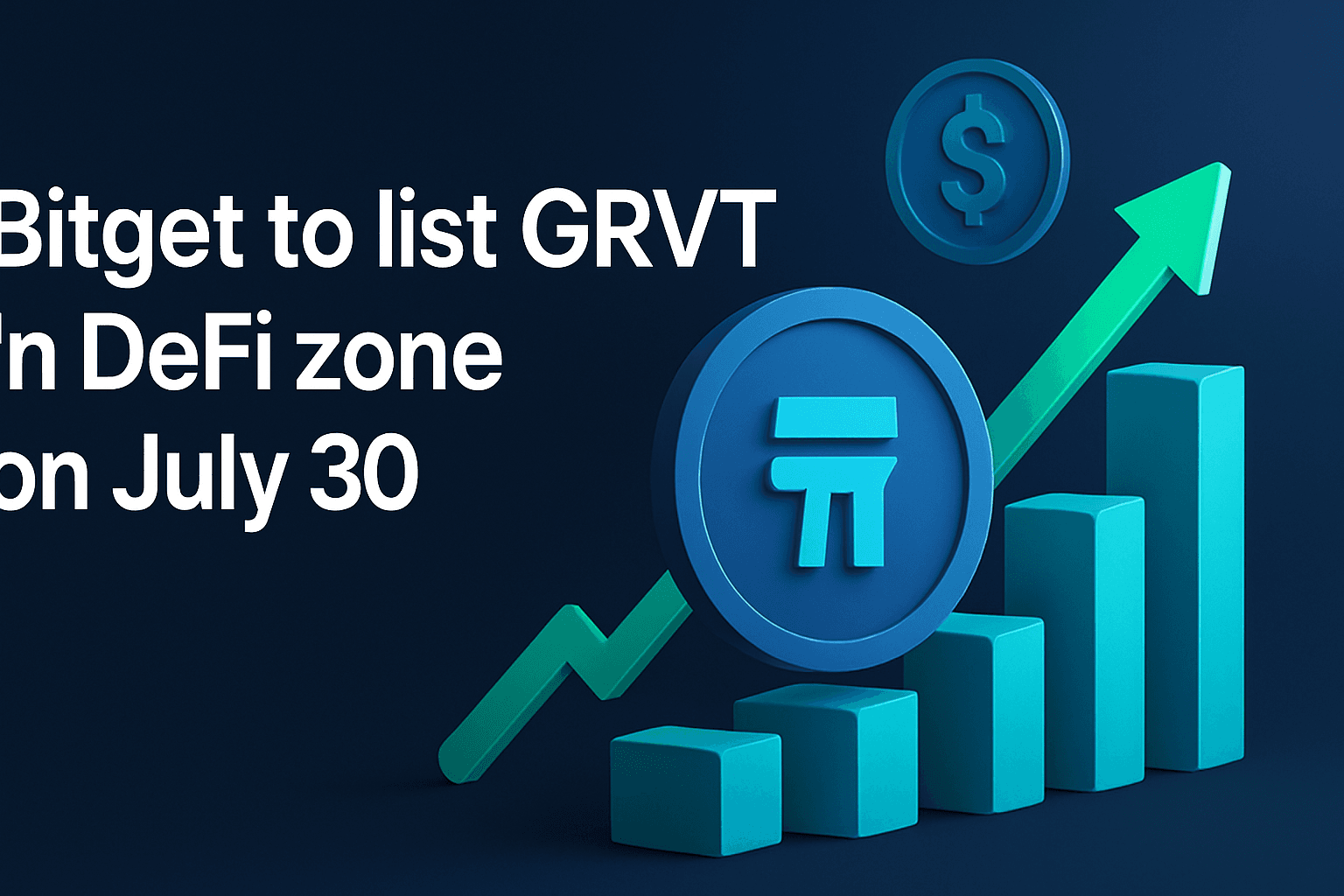 Bitget to list GRVT and launch 20% APR Simple Earn on July 30