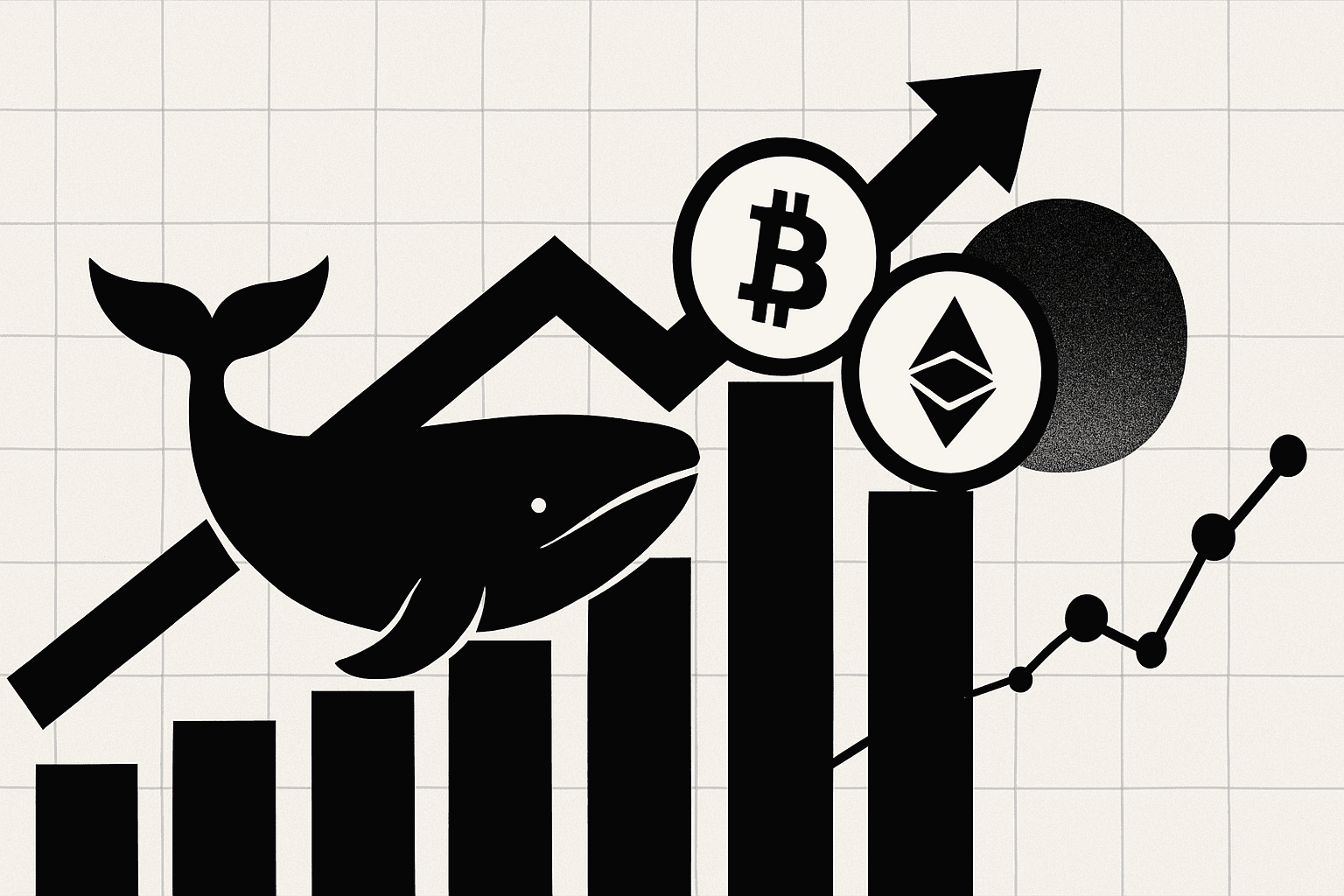 Anonymous whale accumulates nearly $200M in ETH and WBTC since June 30