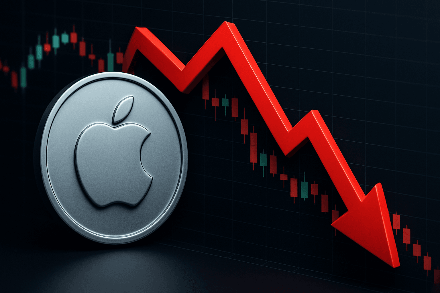Apple stock tumbles 8%, erasing $390 billion in market cap in 60 minutes