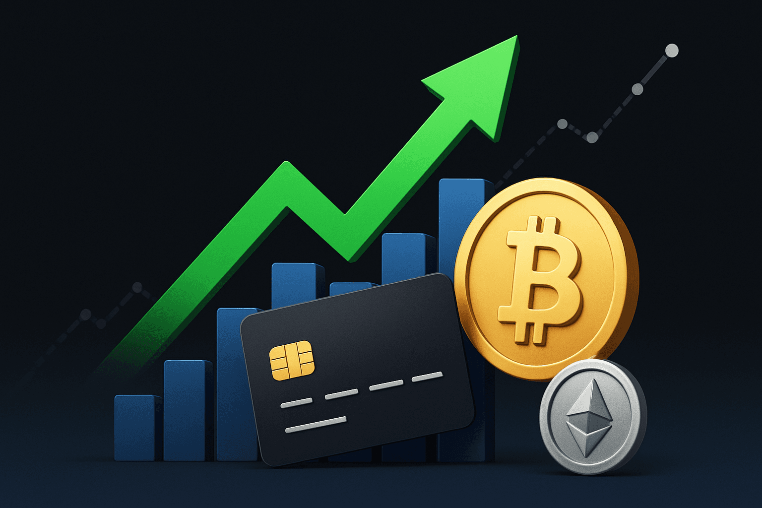 Crypto payment card spending hits record $748.7 million in July