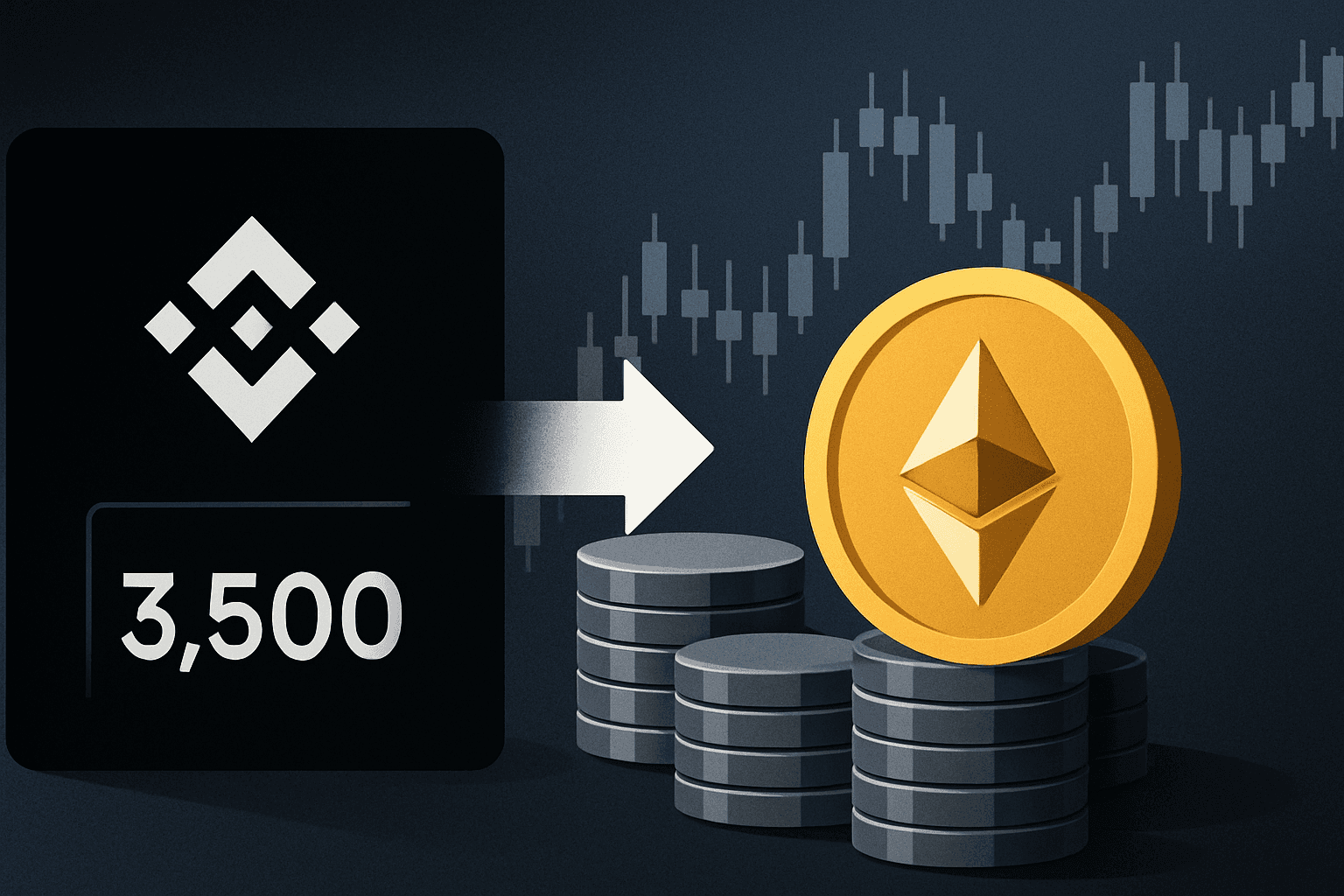 ETH trader re-enters after two years, withdraws 3,500 ETH from Binance