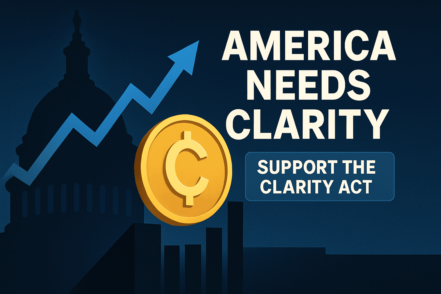 Coinbase renews CLARITY Act push as Armstrong cites U.S. economic security