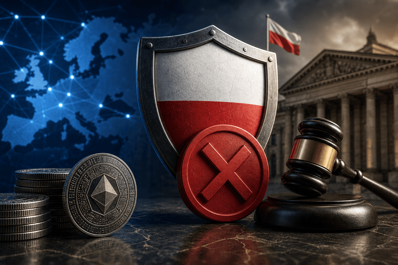 ポーランド議会、ナウォロツキ大統領の仮想通貨法案拒否権を25票差で覆せず